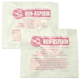 100 Non-Aspirin Packs with 2 Tablets