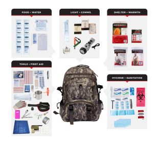 Elite Bug Out Bag Red